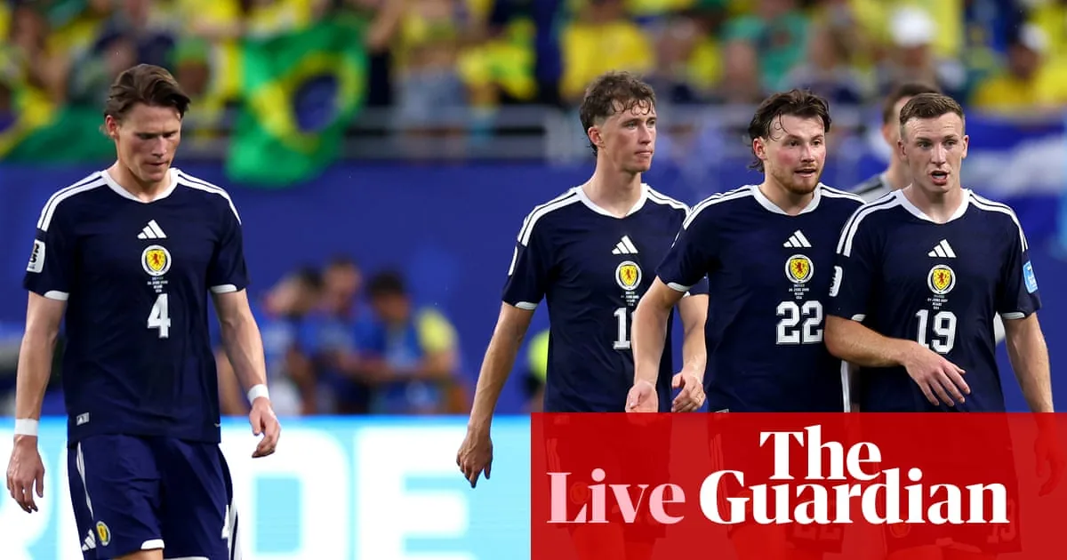 Miami: Scotland rue mistakes in World Cup defeat to Brazil