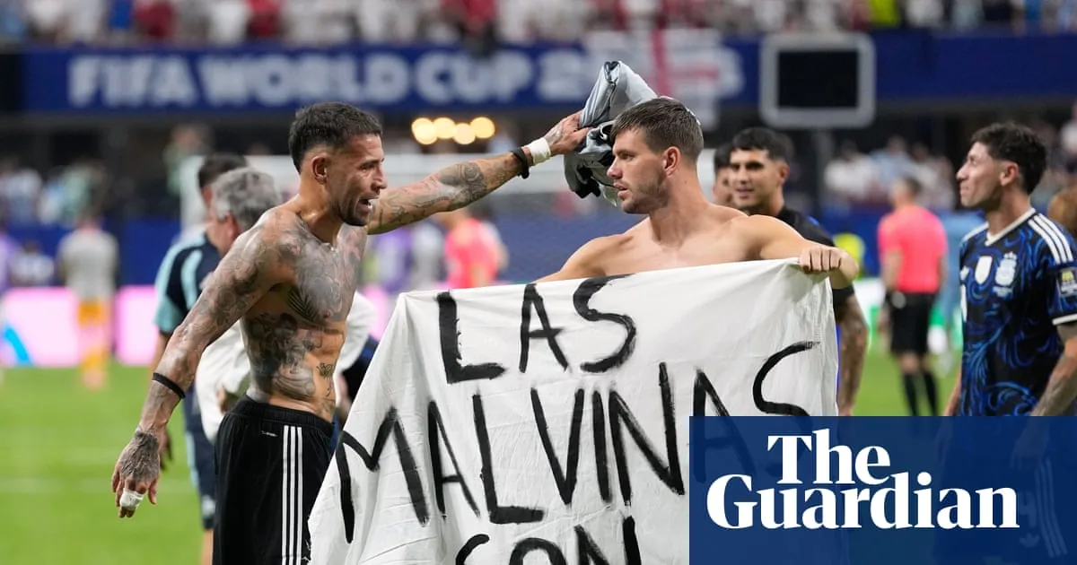 Fifa opens disciplinary proceedings against Argentina following World Cup final and Falklands banner display