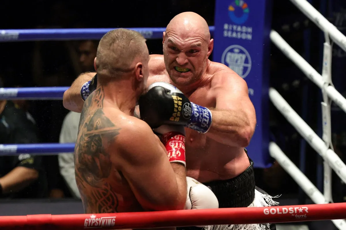 Tyson Fury secures TKO victory over Mariusz Wach in Thailand