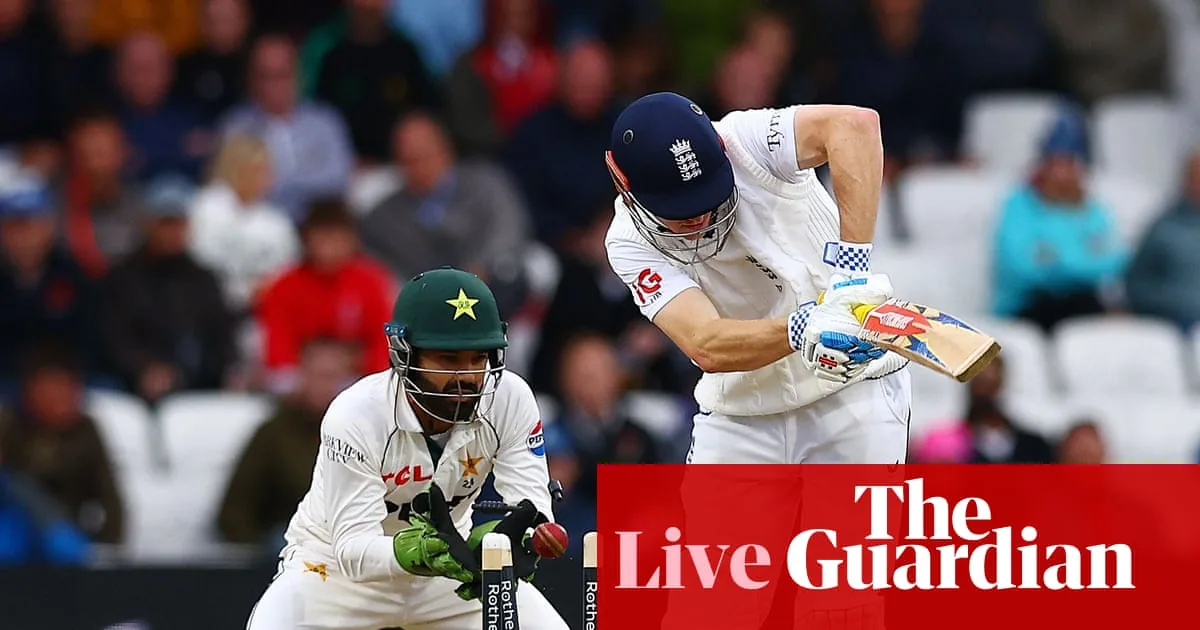 England establish lead over Pakistan in Headingley Test despite weather delays
